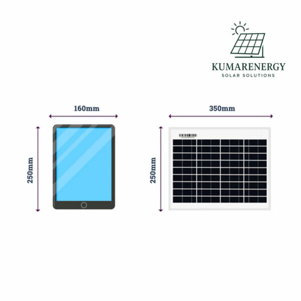 Kumar Solar 10 Wp, 12 V PV Module for Mobile Charging - Image 3