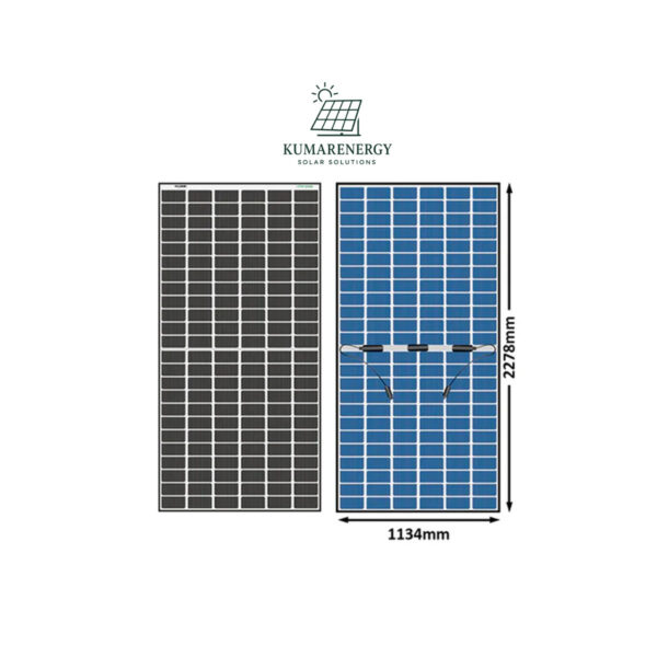 Kumar Solar Panel - SHARK 600 Wp | N-Type TOPCon Bifacial 16BB (Pack of 2) - Image 2
