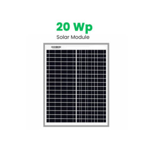 Kumar Solar 20 Wp, 12 V PV Module for Small Battery Charging & DIY Projects