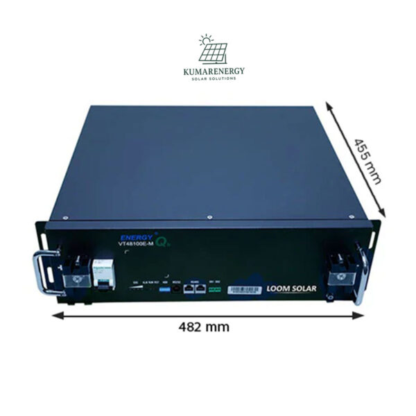 CAML 48 V 100 Ah, 5 kWh Lithium Battery - Rack Mount - Image 2