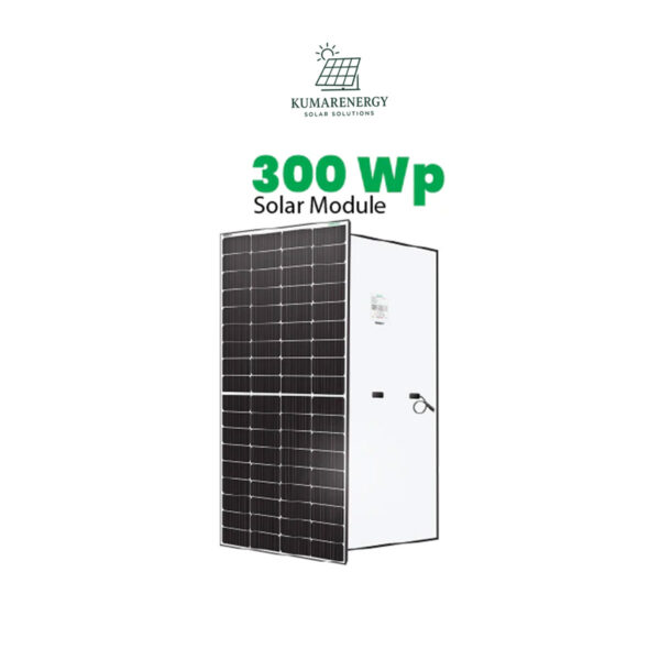 Kumar Solar Panel 300 Wp - 12 V Module for Inverter Battery (80Ah-150Ah) Charging, Home Solar System (Pack of 2)