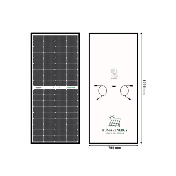 Kumar Solar Mono PERC, Half-Cut 225 Wp, 12 V Solar Panel for Inverter Battery Charging - Image 2