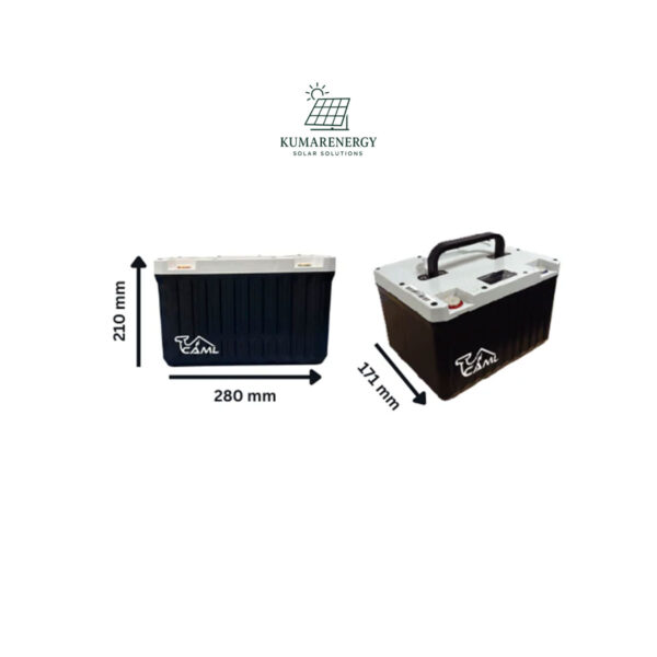 CAML 12.8 V 100 Ah, 1.28 kWh LiFePO4 - Lithium Battery - Image 2