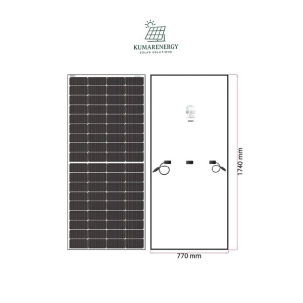 Kumar Solar Panel 300 Wp - 12 V Module for Inverter Battery (80Ah-150Ah) Charging, Home Solar System (Pack of 2) - Image 2