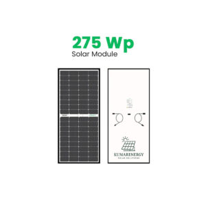 Kumar Solar Mono PERC, Half Cut 275 Wp, 12 V Solar Panel for Inverter Battery Charging